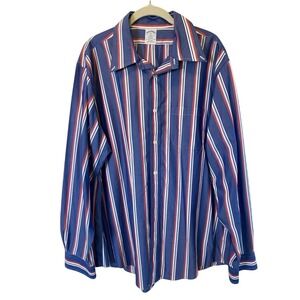 Brooks Brothers Men's Regent Fit Long Sleeve Button Down Shirt XL Multi Striped